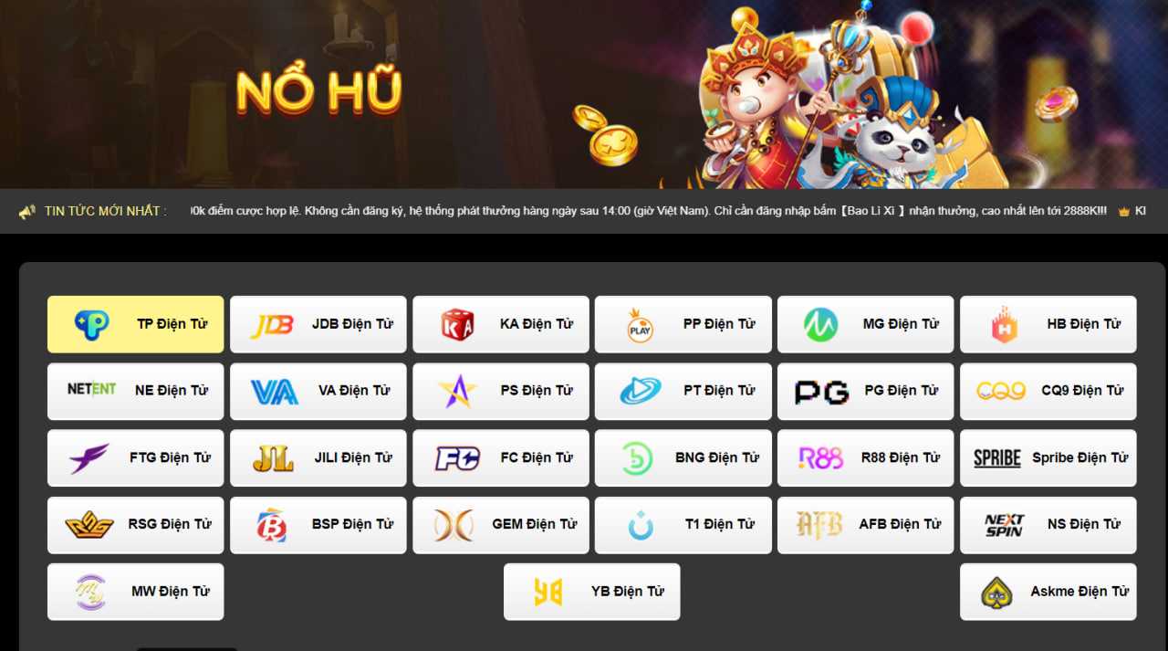 King88 quy tụ nhiều game nổ hũ từ nhiều công ty